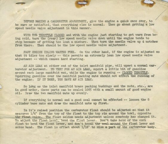 1942 - 1943 Harley-Davidson WLA Generator Literatura Despiece