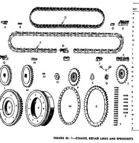 1942 - 1943 Harley-Davidson WLA Generator Literatura Despiece
