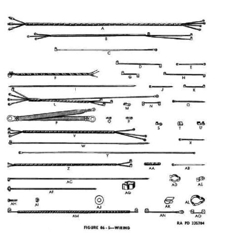 1942 - 1943 Harley-Davidson WLA Generator Literatura Despiece