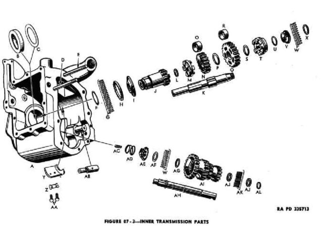 1942 - 1943 Harley-Davidson WLA Generator Literatura Despiece
