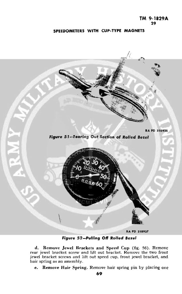 1944 - Harley-Davidson WLA TM9-1829A Speedometers Tachometers Recorders