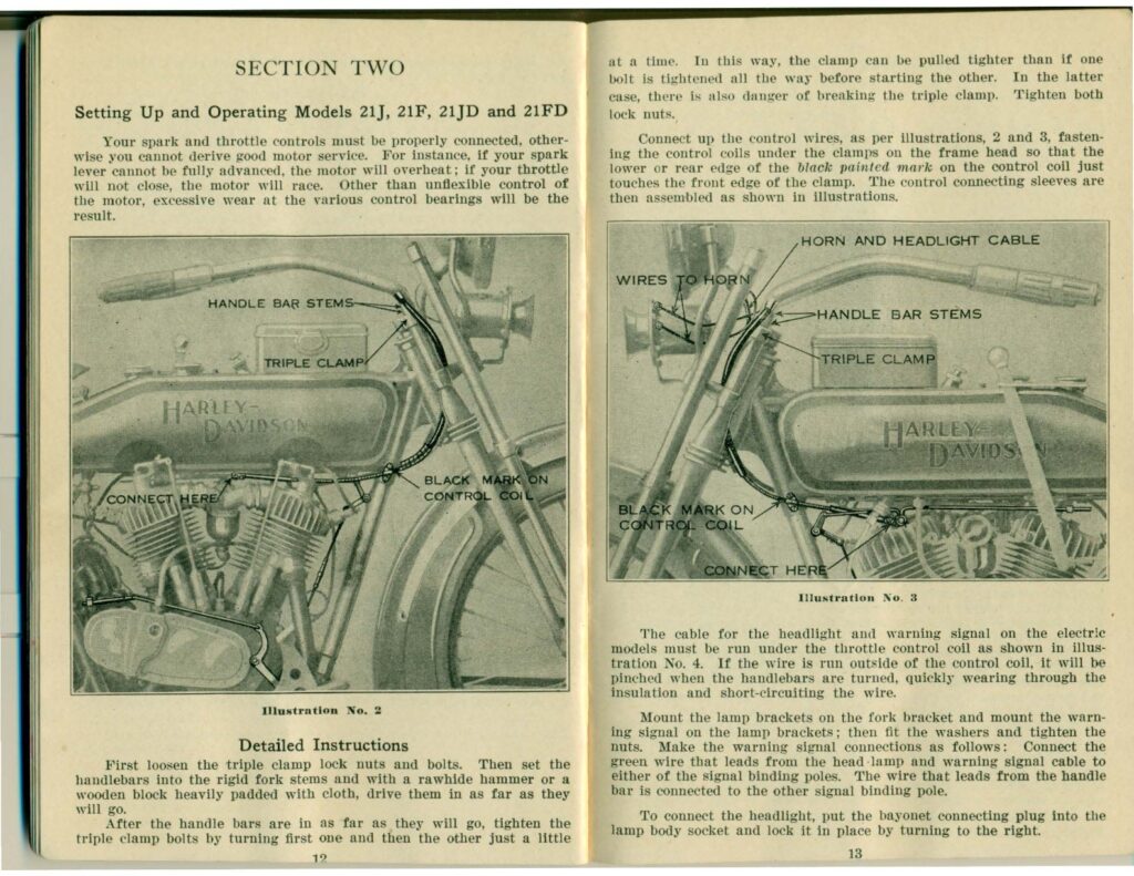 1922 -Harley-Davidson Big Twins Instructions Book
