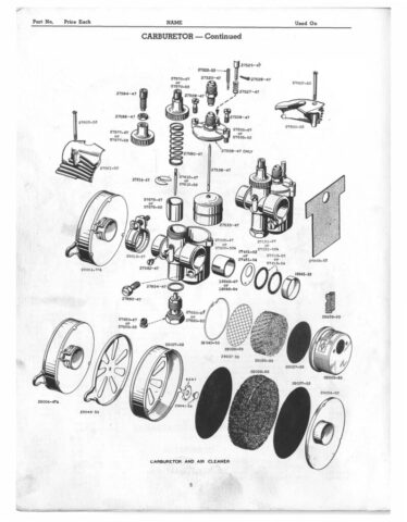 1948-1957 - Harley-Davidson Spare parts catalog all singles
