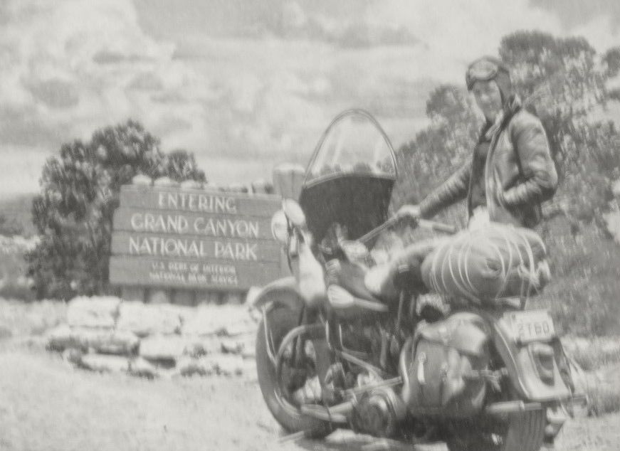1948 - Harley-Davidson foto de epoca