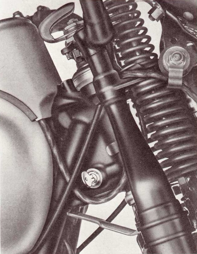 1948 - Harley-Davidson  - Bloqueo antirrobo en la dirección