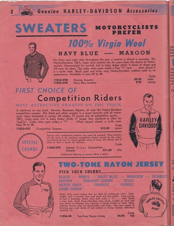 1949 - Harley-Davidson Accesorios
