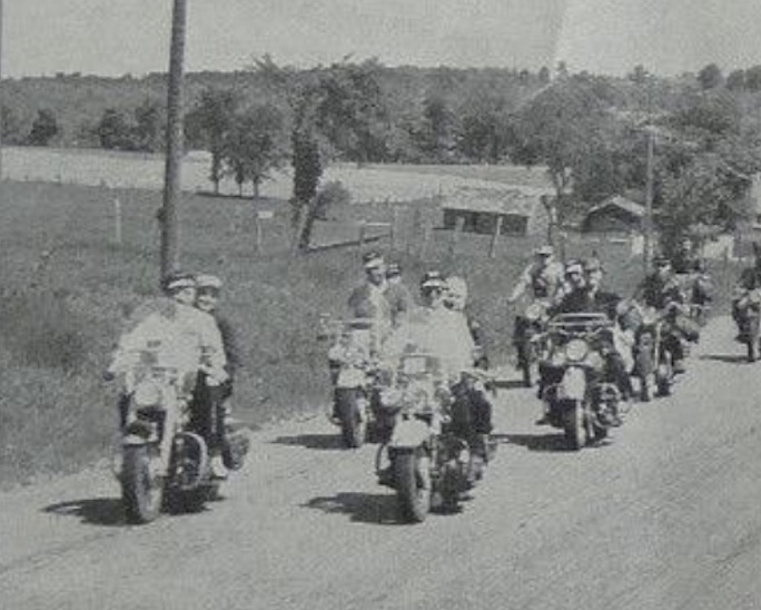 1951 - Harley-Davidson foto de epoca