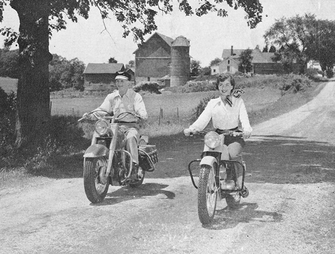 1951 - Harley-Davidson foto de epoca