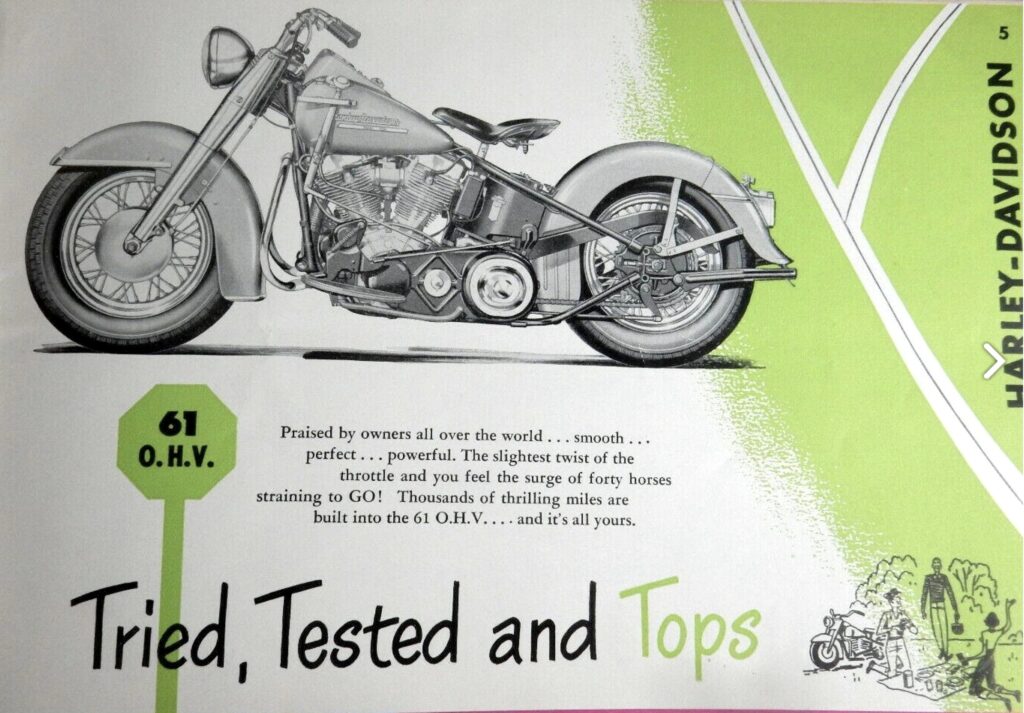 1951 - Harley-Davidson Folleto Have Fun 51