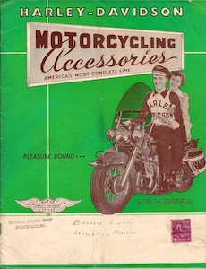 1952 - Harley-Davidson accesorios