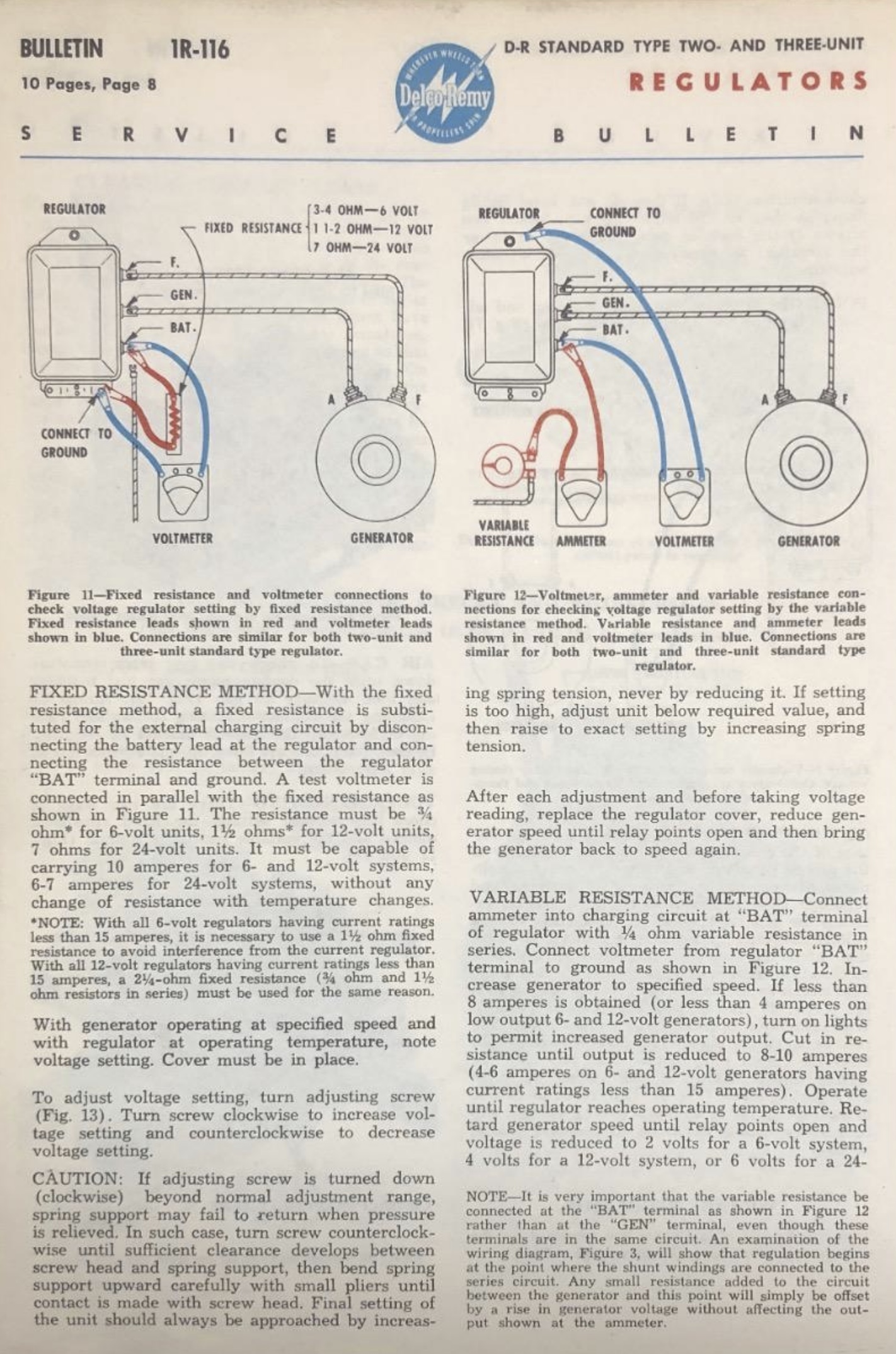 1953 - Delco Remy Bulletin IR-116