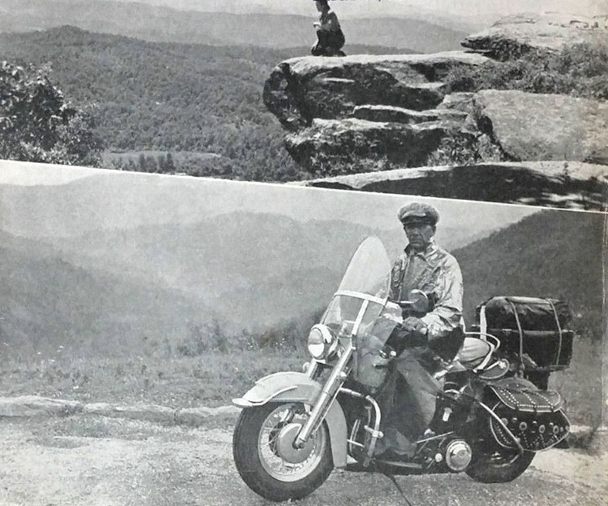 1953 - Harley-Davidson foto de epoca