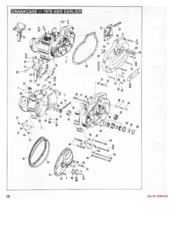 1954-1978 - Harley-Davidson Sportster XLH XLCH-1000 Parts Catalog