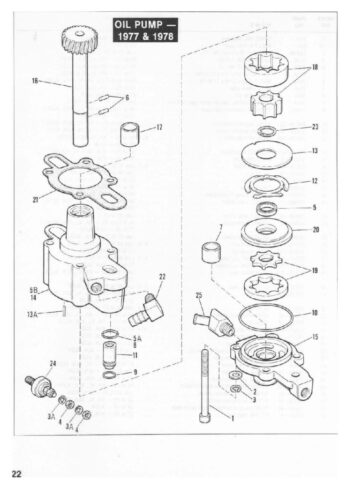 1954-1978 - Harley-Davidson Sportster XLH XLCH-1000 Parts Catalog