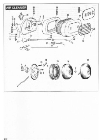 1954-1978 - Harley-Davidson Sportster XLH XLCH-1000 Parts Catalog