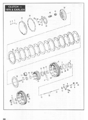 1954-1978 - Harley-Davidson Sportster XLH XLCH-1000 Parts Catalog