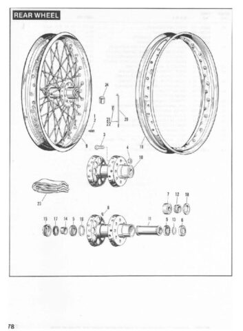 1954-1978 - Harley-Davidson Sportster XLH XLCH-1000 Parts Catalog
