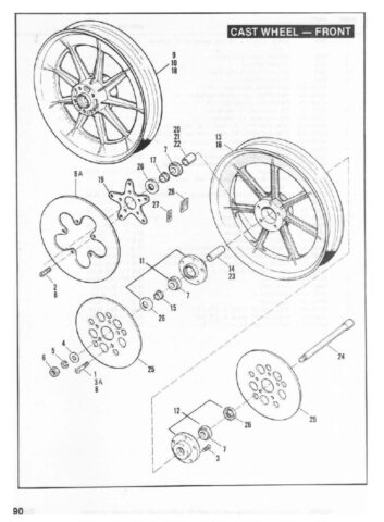 1954-1978 - Harley-Davidson Sportster XLH XLCH-1000 Parts Catalog
