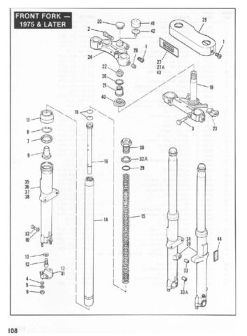 1954-1978 - Harley-Davidson Sportster XLH XLCH-1000 Parts Catalog