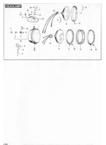 1954-1978 - Harley-Davidson Sportster XLH XLCH-1000 Parts Catalog