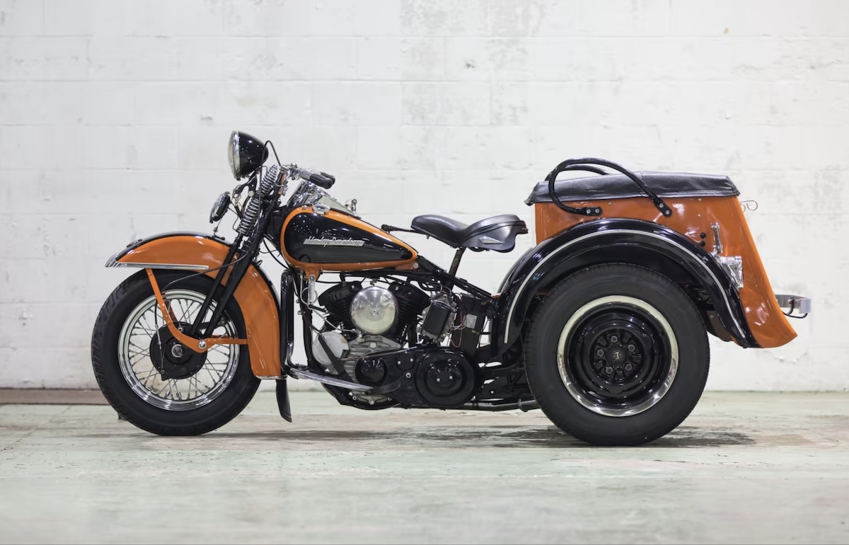 1954 - Harley-Davidson 54G -Servicar - Izquierda