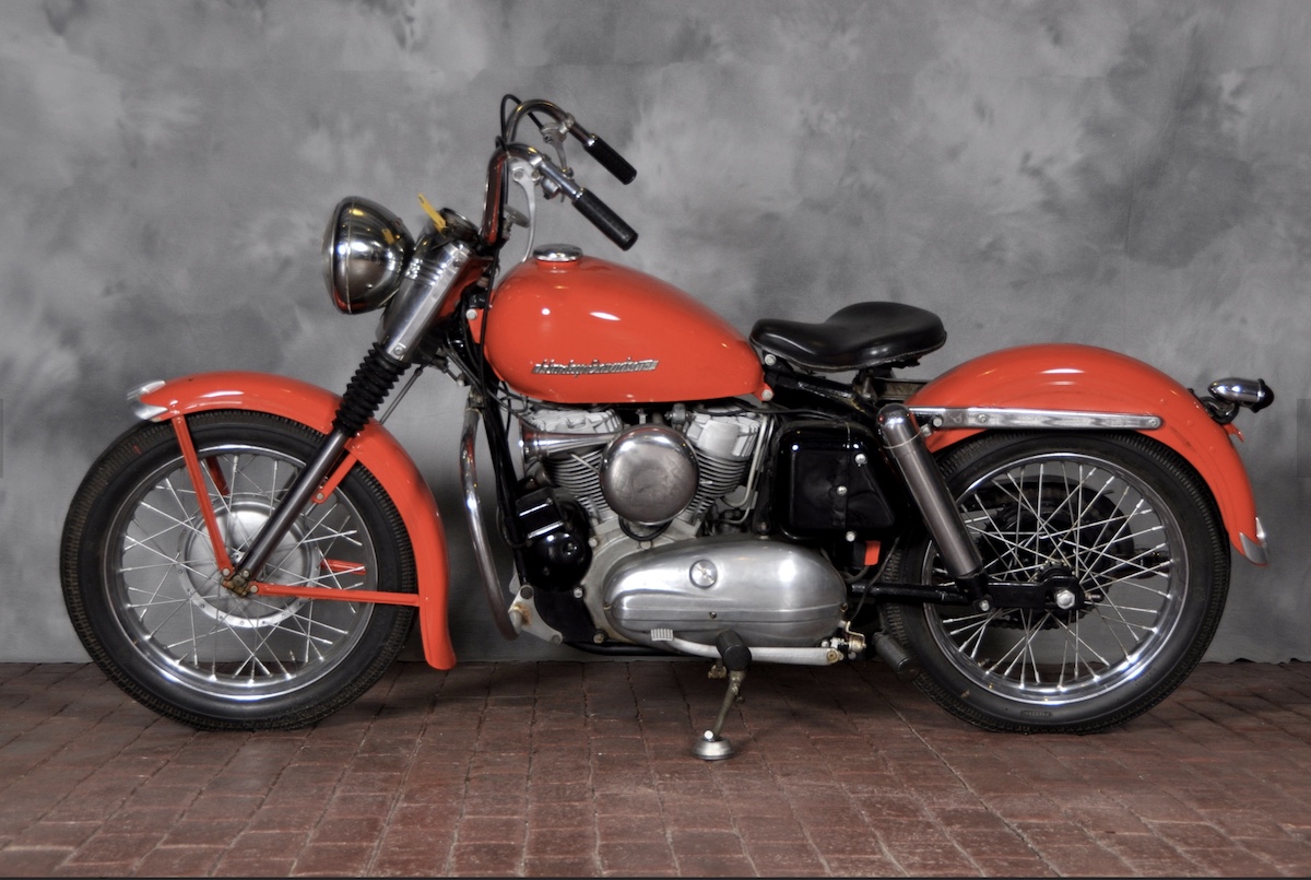 1954 - Harley-Davidson model KH - Izquierda