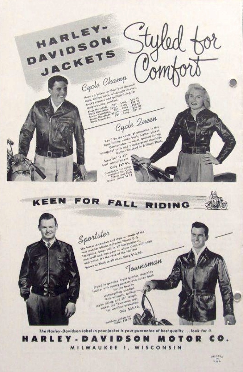 1954 - Harley-Davidson accesorios