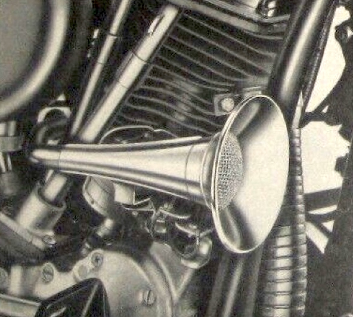 1954 - Harley-Davidson nueva bocina tipo "Jubilee"
