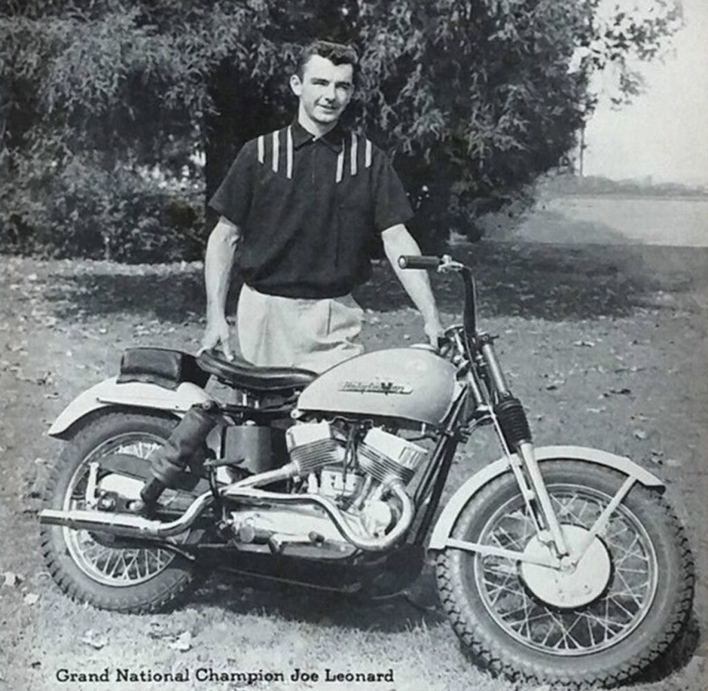 1954 - Harley-Davidson foto de epoca