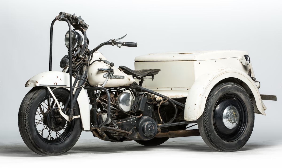 1955 - Harley-Davidson 55G -Servicar - Izquierda