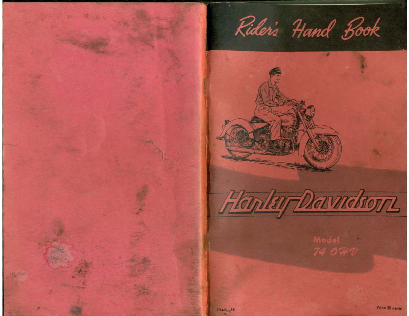 1955 - Harley-Davidson 74 OHV Riders Handbook