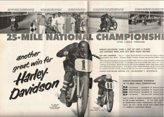 1957 - Harley-Davidson anuncio