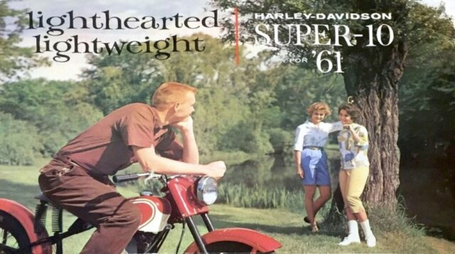 1961 - Harley-Davidson Super-10 folleto 1961 - Harley-Davidson Super-10 folleto