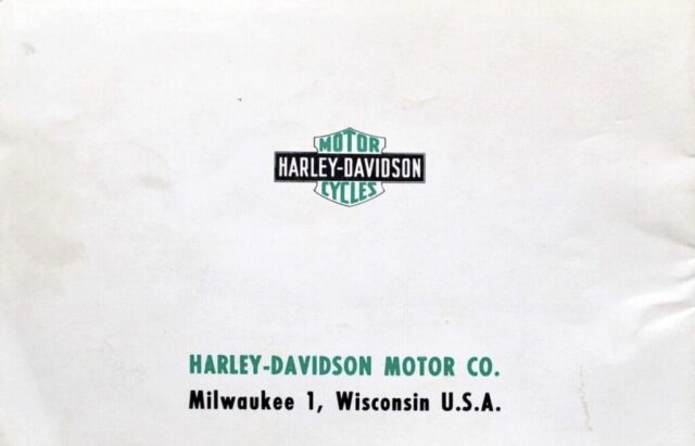 1961 - Harley-Davidson Super-10 folleto 1961 - Harley-Davidson Super-10 folleto