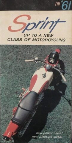 1961 - Harley-Davidson Sprint folleto 1961 - Harley-Davidson Sprint folleto