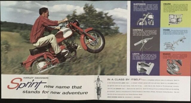 1961 - Harley-Davidson Sprint folleto 1961 - Harley-Davidson Sprint folleto