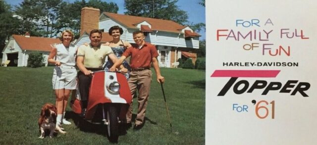 1961 - Harley-Davidson Topper folleto 1961 - Harley-Davidson Topper folleto
