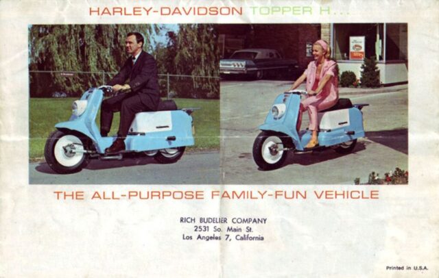 1961 - Harley-Davidson Topper folleto 1961 - Harley-Davidson Topper folleto