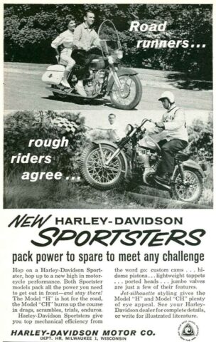 1961 - Harley-Davidson anuncio 1961 - Harley-Davidson anuncio