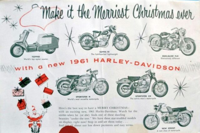 1961 - Harley-Davidson anuncio 1961 - Harley-Davidson anuncio