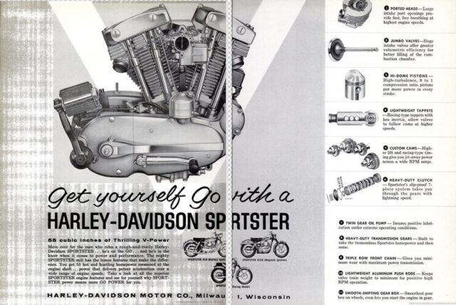 1961 - Harley-Davidson anuncio 1961 - Harley-Davidson anuncio