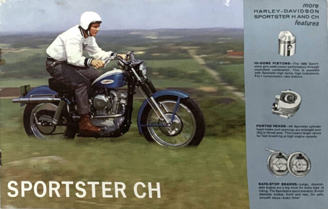 1962 - Harley-Davidson Folleto de ventas rojo