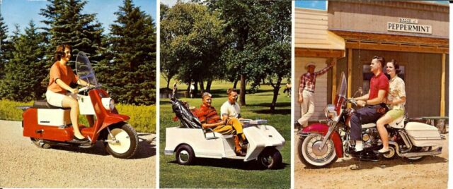 1962 - Harley-Davidson Folleto de ventas rojo