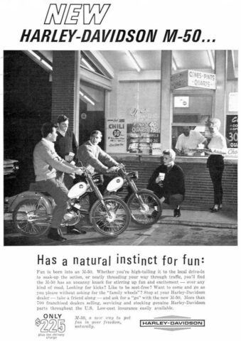 1965 - Harley-Davidson Anuncios modelos 1965 - Harley-Davidson Anuncios modelos