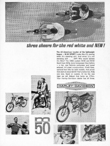 1965 - Harley-Davidson Anuncios modelos 1965 - Harley-Davidson Anuncios modelos