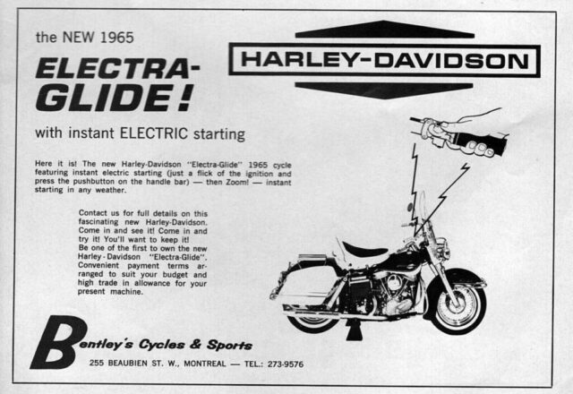 1965 - Harley-Davidson Anuncios modelos 1965 - Harley-Davidson Anuncios modelos