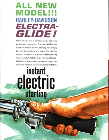 1965 - Harley-Davidson Electra-Glide folleto 1965 - Harley-Davidson Electra-Glide folleto