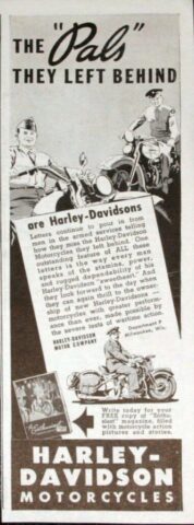Harley-Davidson Segunda Guerra Mundial en prensa