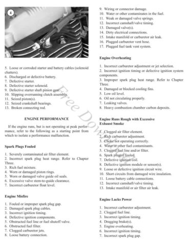1970 - Harley-Davidson Sportster Troubleshooting manual