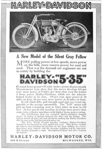 1913 - Harley-Davidson Anuncios